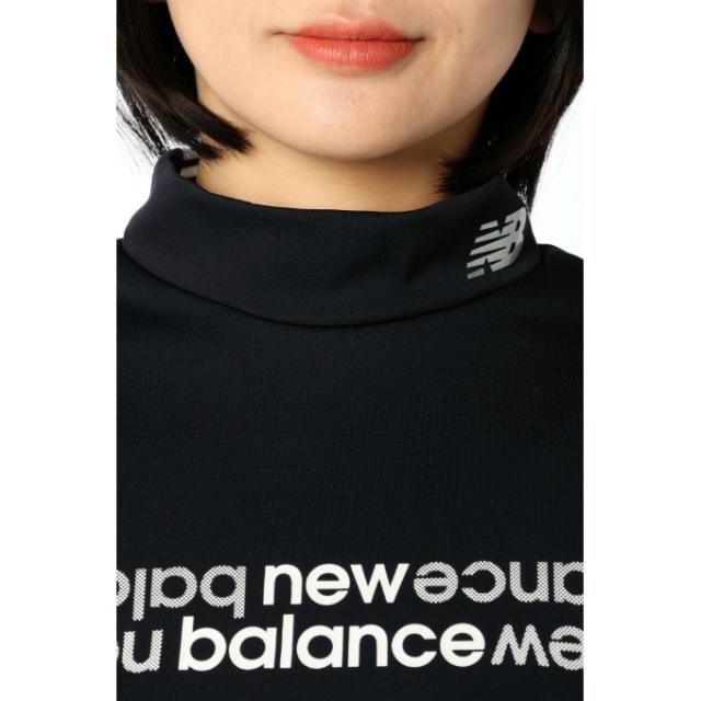 ニューバランス(new balance) ゴルフウェア 長袖シャツ レディース 裏フリースロゴラインMN長袖SH 012-5267506 【2025年秋冬モデル】_7