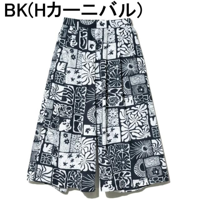 ゴースローキャラバン(Go Slow Caravan) ロングパンツ レディース オリジナル総柄Pt イージーワイドパンツ 360207_1
