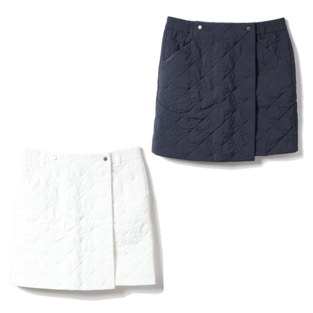 【7月1日22：59まで最高限度10％OFF 引き換え証散り散り中】アーノルドパーマー arnold palmer ゴルフ御召しもの スコート レディース ARCHIVE アーカイブキルトスカート AP220408L07