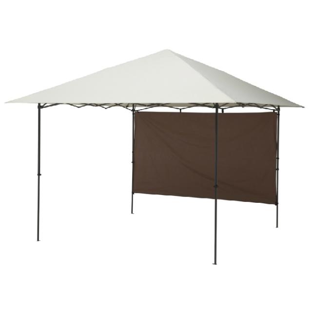 ワンタッチタープ 3.2m かんたん設営 頑丈 撥水 スチールフレーム 楽々 ビジョンピークス VISIONPEAKS ワンアクションバイザーシェード320A VP160201M03