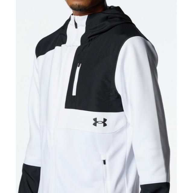 アンダーアーマー 野球 ジャージジャケット メンズ UA ARMOUR KNIT HYBRID FULLZIP JACKET 1381264-100 UNDER ARMOUR_4