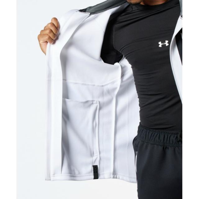 アンダーアーマー 野球 ジャージジャケット メンズ UA ARMOUR KNIT HYBRID FULLZIP JACKET 1381264-100 UNDER ARMOUR_5