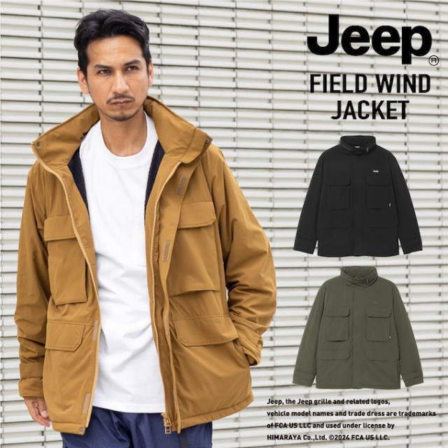 ジープ Jeep フリース ジャケット 撥水 ストレッチ アウター アウトドア キャンプ メンズ レディース フィールドウィンド JK JP171131C01