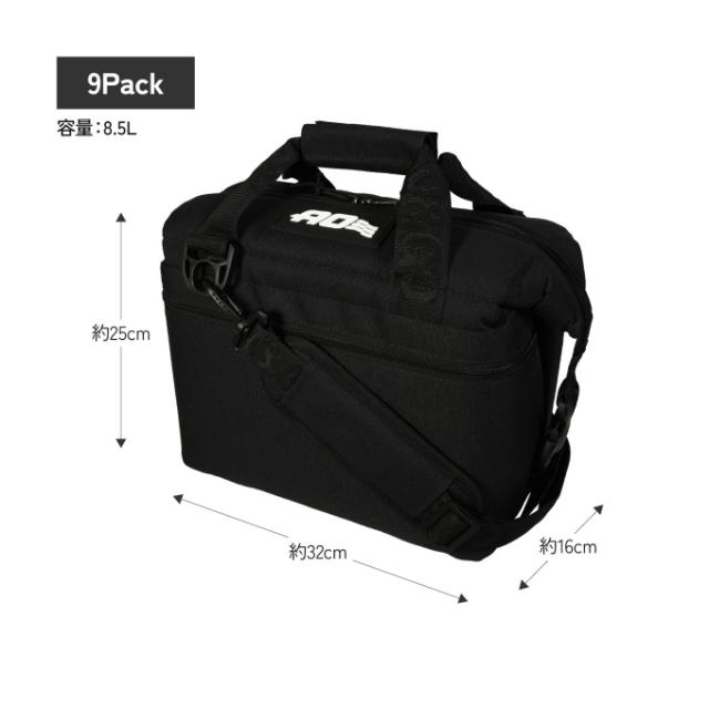 エーオークーラー AO Coolers ソフトクーラー AOクーラーキャンバス 8.5L AO9BK