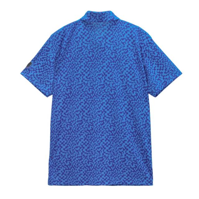 ルコックスポルティフ(le coq sportif) ゴルフウェア ポロシャツ 半袖 メンズ ミナモ柄半袖シャツ LG6SHS08M 【2026年春夏モデル】_5