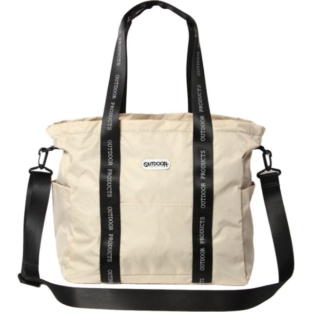 アウトドアプロダクツ(OUTDOOR PRODUCTS) トートバッグ メンズ レディース ジュニア ロゴプリント トートショルダーバック 22469152-02