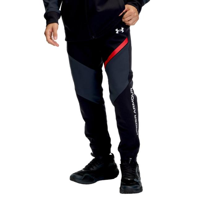 アンダーアーマー(UNDER ARMOUR) スポーツウェア ジャージ ロングパンツ メンズ UA二ット ジョガーパンツ トレーニング 6015055-002