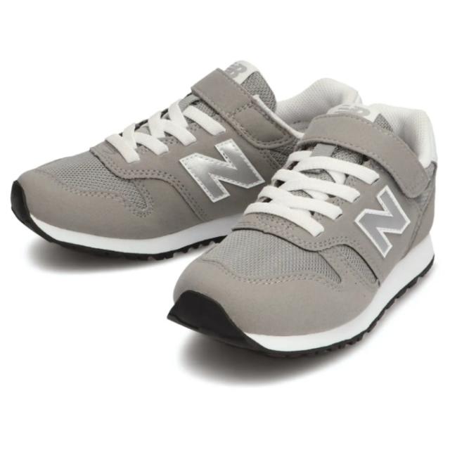 ニューバランス スニーカー キッズ ジュニア ベルクロ YV373 グレー YV373KG2 マジックテープ 17.0〜24.0cm new balance 園児〜小学生