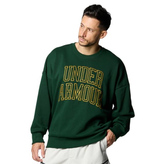 アンダーアーマー スウェットトレーナー メンズ UAアイコン ヘビーウェイト テリー オーバーサイズ クルー 1386548-301 UNDER ARMOUR