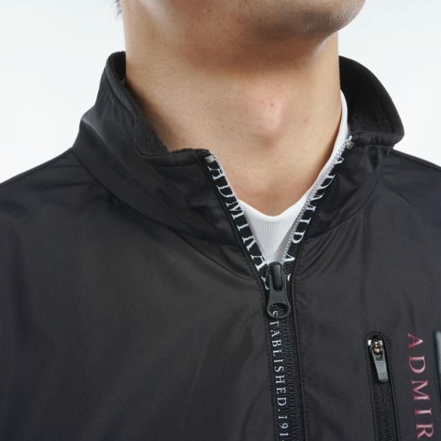 アドミラル Admiral ゴルフウェア ブルゾン メンズ ハイブリッド ジップアップスウェット ADMA479