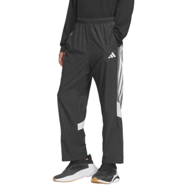 アディダス ウインドブレーカー パンツ メンズ マストハブ ルーズフィット メッシュ裏地付き フルレングス オープンヘム ウインドパンツ JM2106 KQD21 adidas