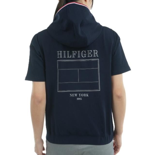 トミーヒルフィガーゴルフ TOMMY HILFIGER GOLF ゴルフウェア ベスト レディース バックロゴ フーディーベスト THLA502 【2025年春夏モデル】_2