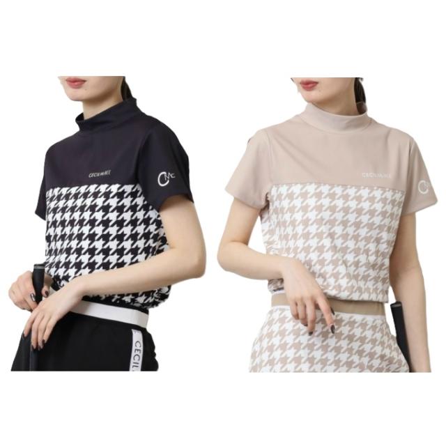 セシルマクビー グリーン CECIL McBEE green ゴルフウェア 半袖シャツ