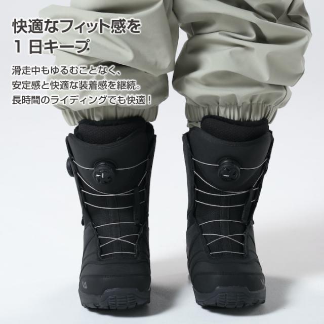 【レビュー記載で1000円クーポンプレゼント！】ビジョンピークス(VISIONPEAKS) スノーボードブーツ ダイヤルタイプ メンズ レディース ソフト A-TOPブーツ B-SUPERB DOUBLE A-TOP 【25-26 2026モデル】_3