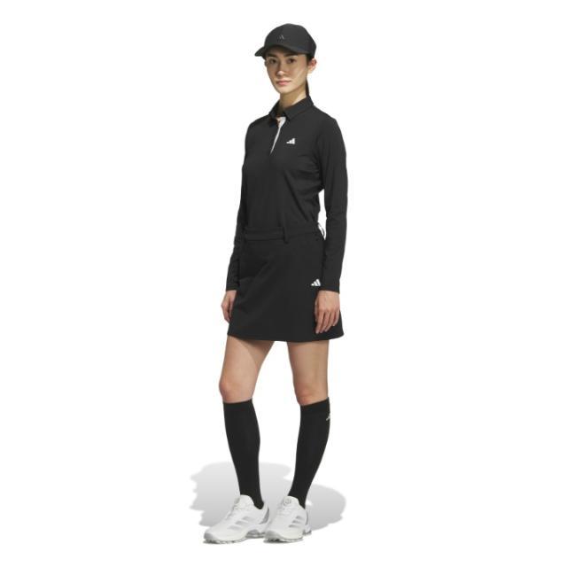 アディダス adidas ゴルフウェア ポロシャツ 長袖 レディース COLD .RDY ストレッチ 長袖ボタンダウンシャツ JWK16 【国内正規品】【2025年秋冬モデル】_5