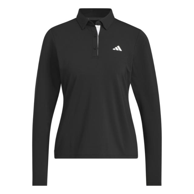 アディダス adidas ゴルフウェア ポロシャツ 長袖 レディース COLD .RDY ストレッチ 長袖ボタンダウンシャツ JWK16 【国内正規品】【2025年秋冬モデル】_6
