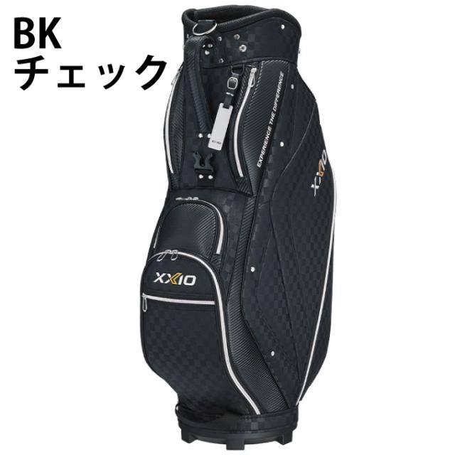 XXIO チェック柄 キャディバッグ 黒　ゼクシオ 7月3日00：00〜7月6日09：59まで500円％OFF クーポン配布中】 ゼクシオ