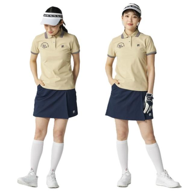 【7月1日22：59まで最高限度10％OFF 引き換え証散り散り中】フィラ(FILA) ゴルフ御召しもの さる股引き レディース さる股引き印字機スコート 756-341 【2026年春夏ひな型】