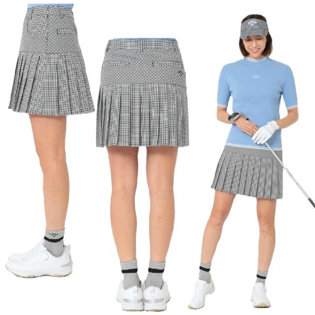 キャロウェイ(Callaway) ゴルフウェア スカート レディース チェックプリーツスカート C26128203 【国内正規品】【2026年春夏モデル】