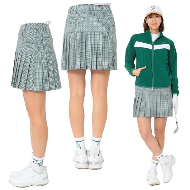 キャロウェイ(Callaway) ゴルフウェア スカート レディース チェックプリーツスカート C26128203 【国内正規品】【2026年春夏モデル】