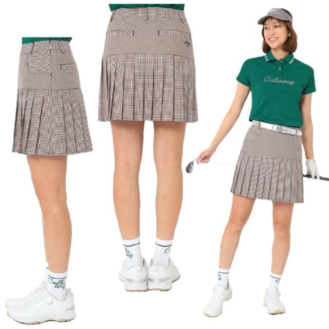 キャロウェイ(Callaway) ゴルフウェア スカート レディース チェックプリーツスカート C26128203 【国内正規品】【2026年春夏モデル】