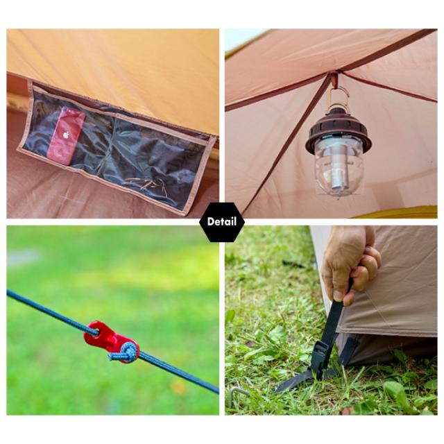 ソロテント ツーリングテント 1〜2人用 ツーリングドーム クロウ