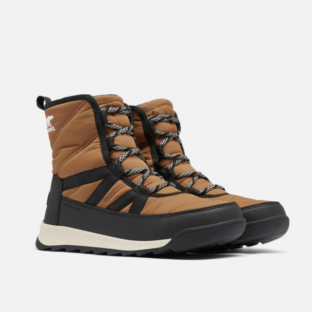 ソレル スノーブーツ レディース ウィットニー2 ショートレース 23.0〜25.0cm 防水 滑らない  防滑 防寒 ショートブーツ NL3822 286 ブラウン SOREL 女性 撥水スノーシューズ