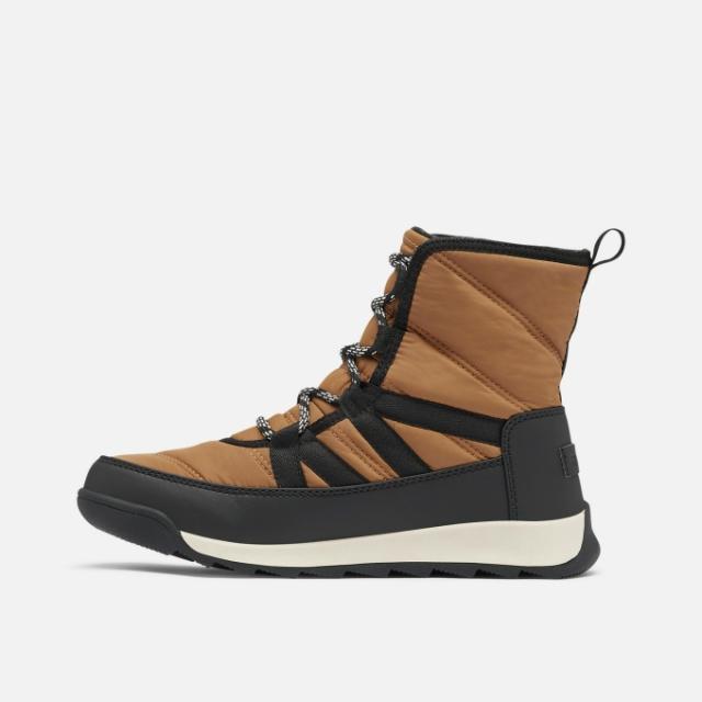 ソレル スノーブーツ レディース ウィットニー2 ショートレース 23.0〜25.0cm 防水 滑らない  防滑 防寒 ショートブーツ NL3822 286 ブラウン SOREL 女性 撥水スノーシューズ