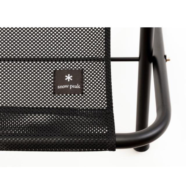 スノーピーク アウトドアベンチ メッシュFDベンチ ブラック LV-071M-BK snow peak_10