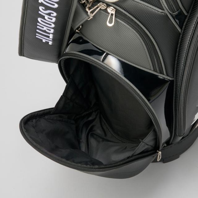 ルコックスポルティフ キャディバッグ９型【チャコールブラック】新品！ ルコックスポルティフ キャディバッグ9型【チャコールブラック】新品