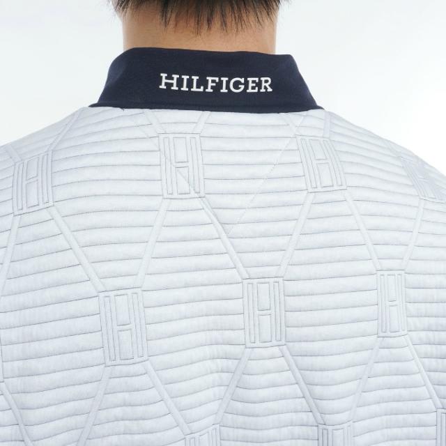 トミーヒルフィガーゴルフ TOMMY HILFIGER GOLF ゴルフウェア スウェット メンズ ジャガードキルトモックネックスウェット THMA477_10