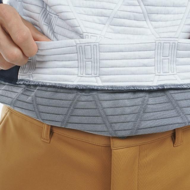トミーヒルフィガーゴルフ TOMMY HILFIGER GOLF ゴルフウェア スウェット メンズ ジャガードキルトモックネックスウェット THMA477_13