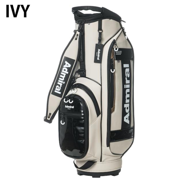 Admiral ゴルフキャディバッグ トリコロールカラーほぼ新品 Admiral ゴルフキャディバッグ トリコロールカラーほぼ新品 Admiral