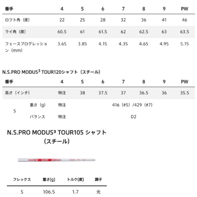 ブリヂストンゴルフ BRIDGESTONE GOLF ゴルフクラブ アイアンセット 6本組 メンズ 241CB IRON シャフト N.S.PRO MODUS3 TOUR105