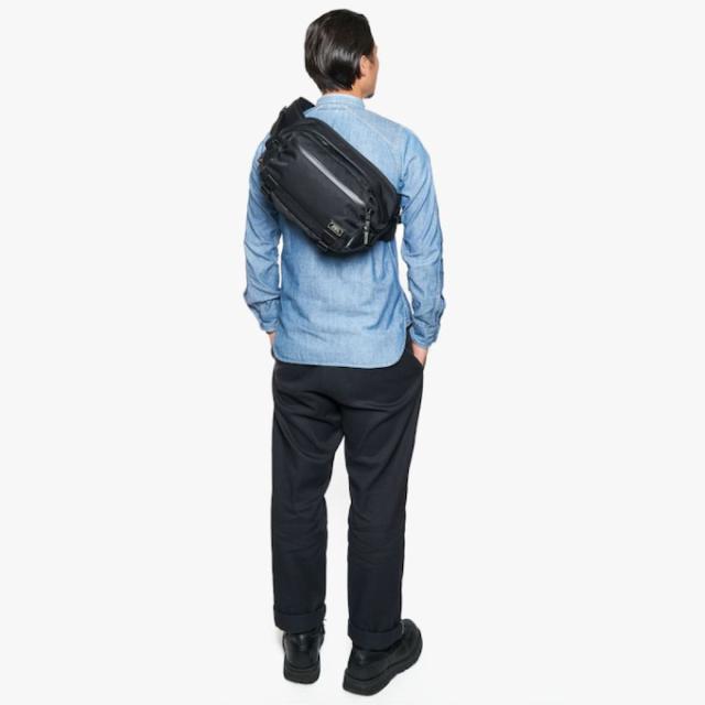 アッソブ AS2OV ウエストバッグ メンズ レディース CORDURA DOBBY 305D WAIST BAG L BLACK 061402-10_3