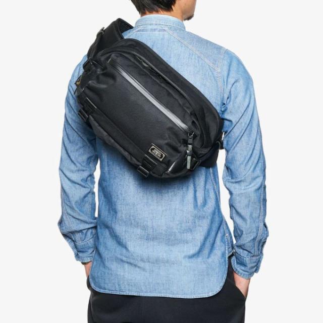 アッソブ AS2OV ウエストバッグ メンズ レディース CORDURA DOBBY 305D WAIST BAG L BLACK 061402-10_4