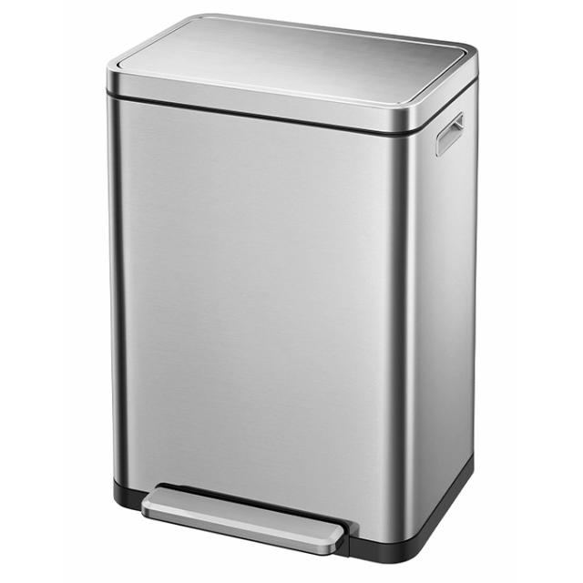 イーケーオー EKO ゴミ箱  Xキューブ ステップビン EK9368MT-20L+20L【ご自宅配送限定】‥【メーカー直送】