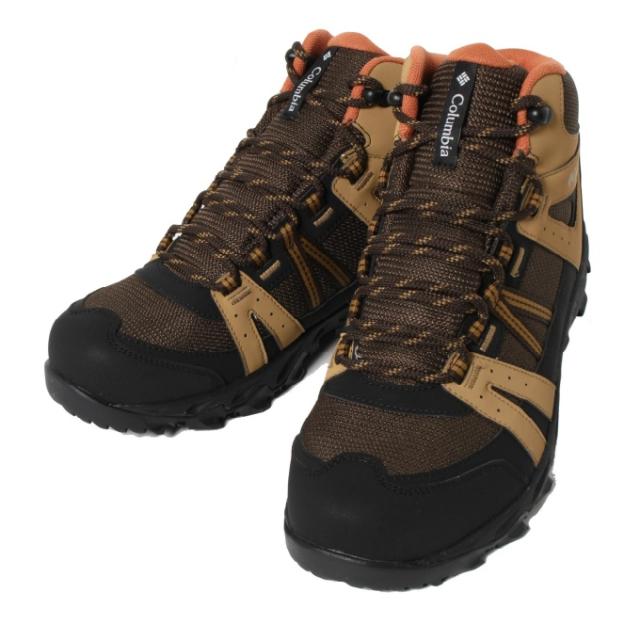 ラグビーシューズ 27.5cm ブラック コロンビア(Columbia) トレッキングシューズ ミッドカット