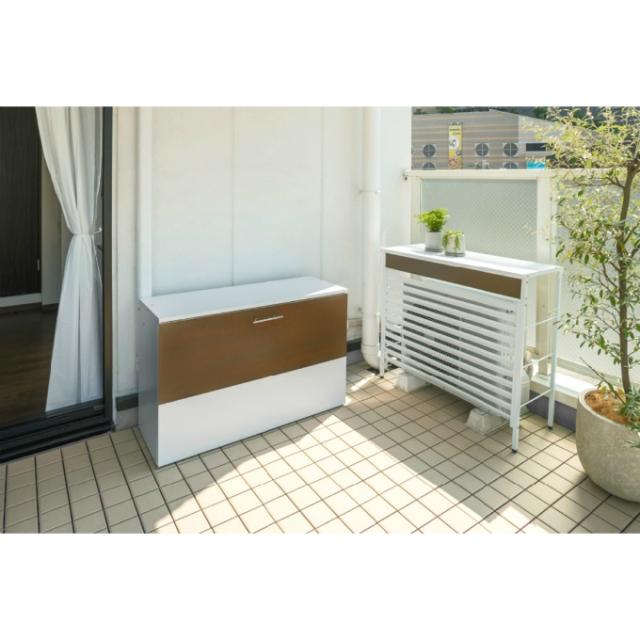 タカショー TAKASHO 室外機カバー 美WOOD 室外機カバー BEW-ST04 【ご自宅配送限定】‥_9
