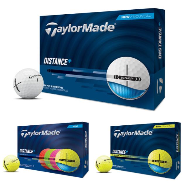 テーラーメイド TaylorMade ゴルフボール 1ダース 12個入 ディスタンス + ボール TM25 DISTANCE + DZ