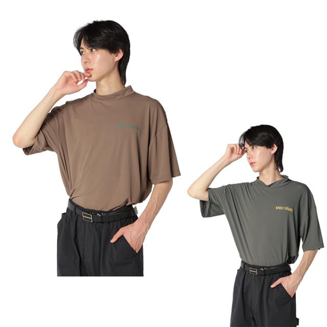 ボギー ラウンジ(BOGEY LOUNGE) ゴルフウェア 半袖シャツ メンズ メッシュモック半袖SH 5D199-72BG 【2025年春夏モデル】