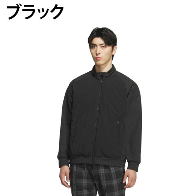 アディダス adidas ゴルフウェア ブルゾン メンズ COLD .RDY 保温 キルトコンビネーション フルジップジャケット JVU97 【国内正規品】【2025年秋冬モデル】_2