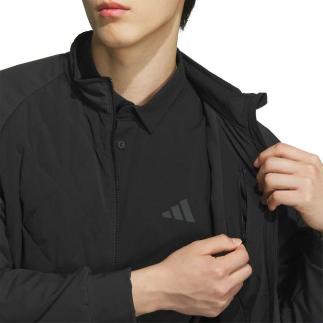 アディダス adidas ゴルフウェア ブルゾン メンズ COLD .RDY 保温 キルトコンビネーション フルジップジャケット JVU97 【国内正規品】【2025年秋冬モデル】_12