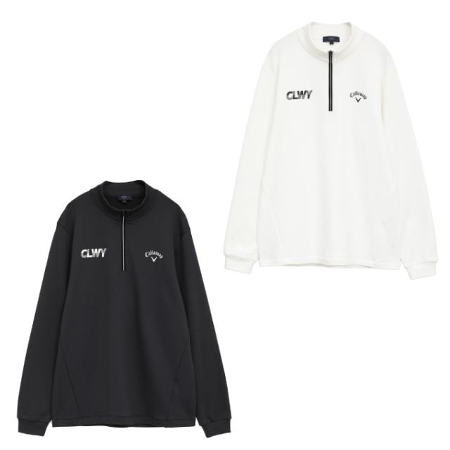 キャロウェイ(Callaway) ゴルフウェア 長袖シャツ メンズ 裏起毛ハーフジップモックネックシャツ C25233113 【国内正規品】【2025年秋冬モデル】