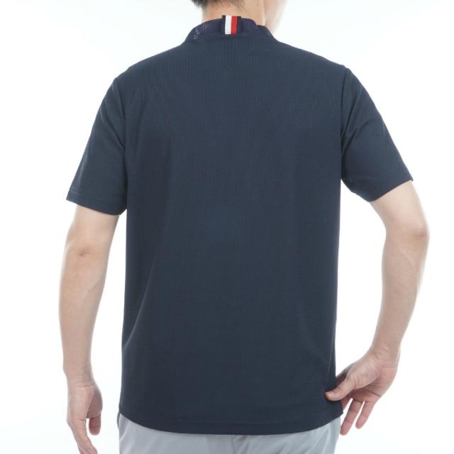 トミーヒルフィガーゴルフ(TOMMY HILFIGER GOLF) ゴルフウェア 半袖シャツ メンズ メッシュボーダー 半袖モックシャツ THMA603 【2026年春夏モデル】_5