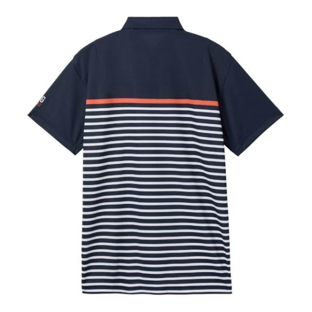 ルコックスポルティフ(le coq sportif) ゴルフウェア ポロシャツ 半袖 メンズ パネルボーダー柄半袖シャツ LG6SHS04M 【2026年春夏モデル】_5