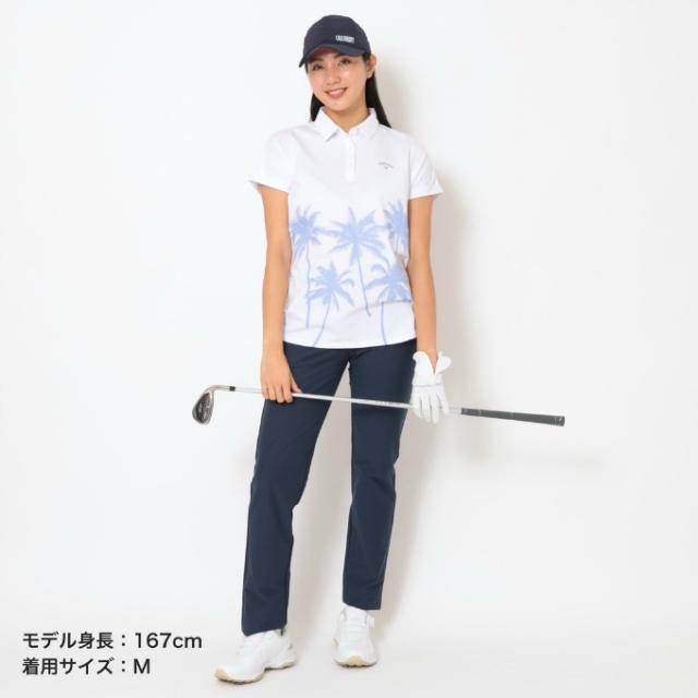 【7月1日22：59まで最高限度10％OFF 引き換え証散り散り中】キャロウェイ ゴルフ御召しもの アンクルズボン下 レディース 裏クールストレッチPT C26126204 Callaway 【国内定まり品】【2026年春夏ひな型】