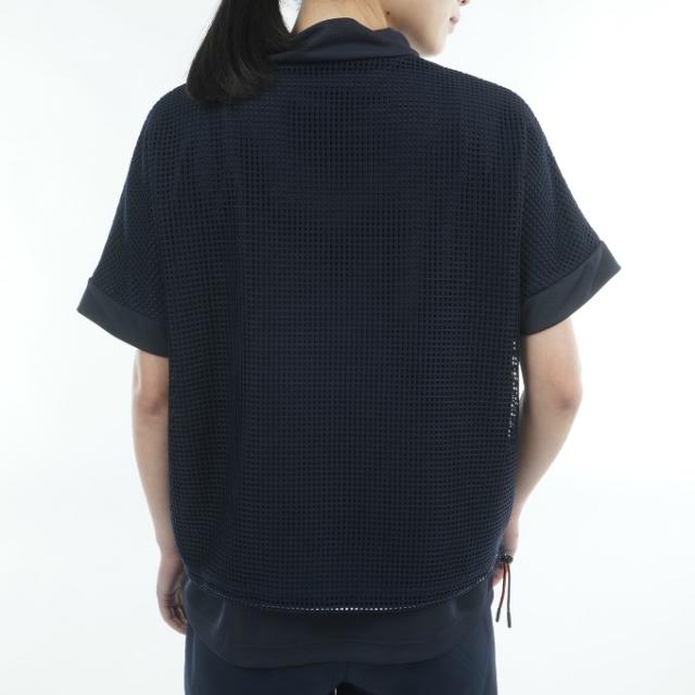 トミーヒルフィガーゴルフ(TOMMY HILFIGER GOLF) ゴルフウェア 半袖シャツ レディース メッシュレイヤード モックネックシャツ THLA606 【2026年春夏モデル】_12