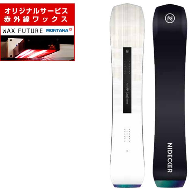 【wax】 ナイデッカー スノーボード 板 メンズ スラスター THRUSTER 2024-2025 NIDECKER オールラウンド