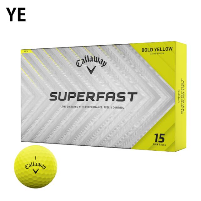 キャロウェイ ゴルフボール 3ダース 45個入 スーパーファスト SUPERFAST 2025 15P Callaway